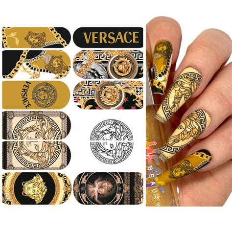 Versace Nail Decals 